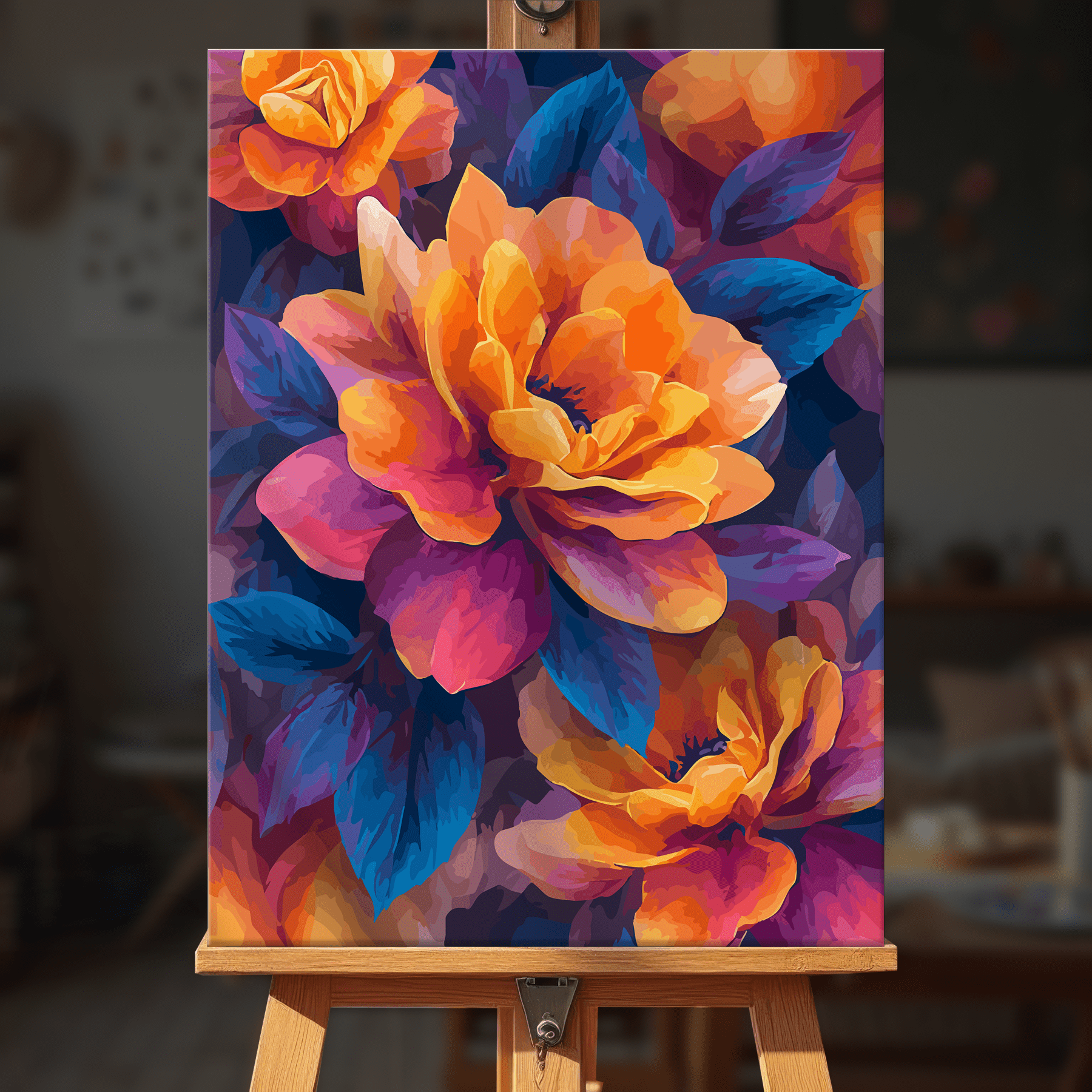 Paint by numbers - Floral Thought Echo - MyArt