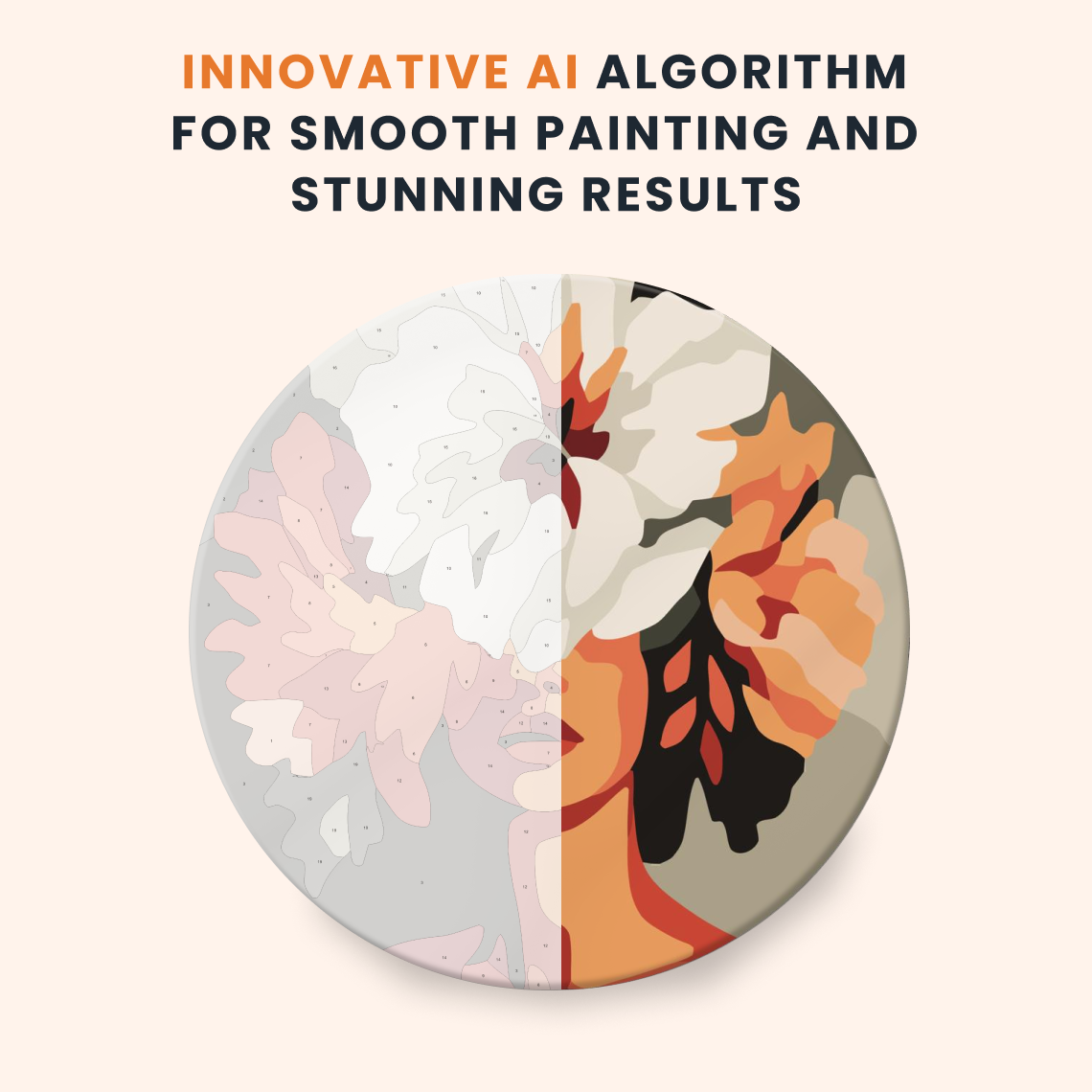 Paint by numbers - Floral Veil - MyArt