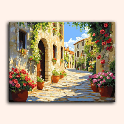 Paint by numbers - Flower Alley - MyArt