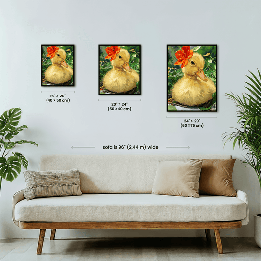 Paint by numbers - Flower Duckling - MyArt