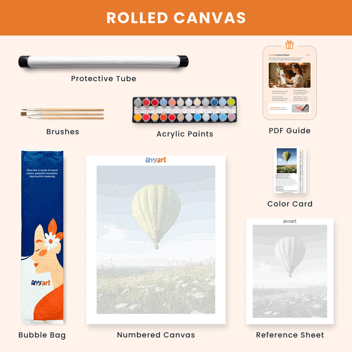 Paint by numbers - Flower Flight - MyArt