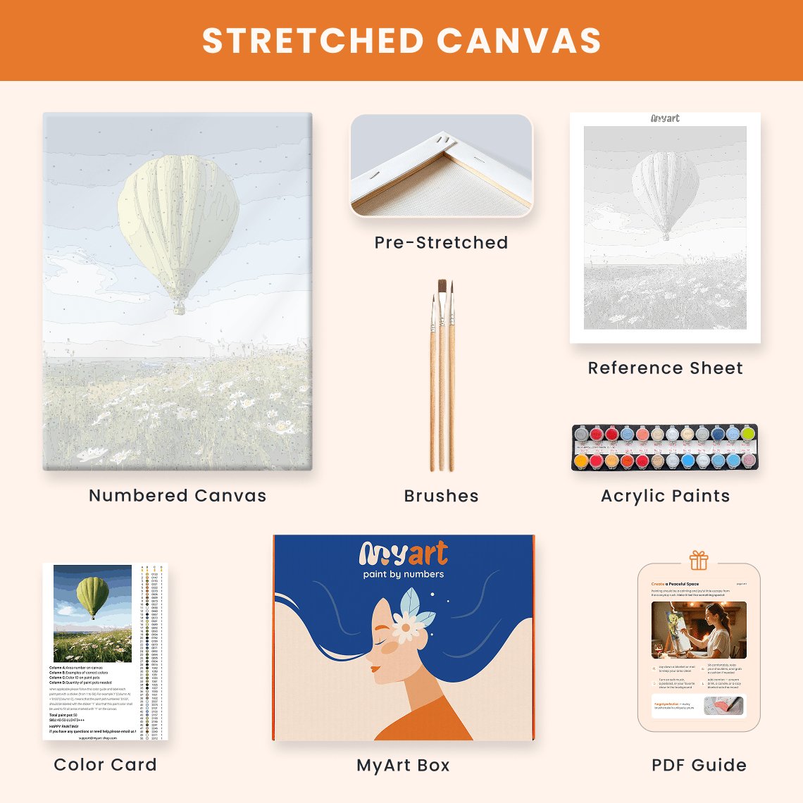 Paint by numbers - Flower Flight - MyArt