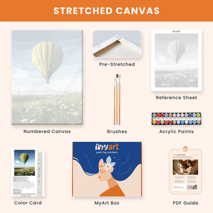 Paint by numbers - Flower Flight - MyArt