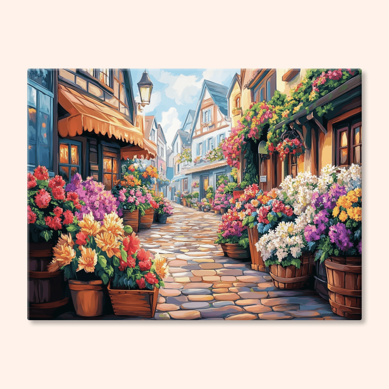 Paint by numbers - Flower Lane - MyArt