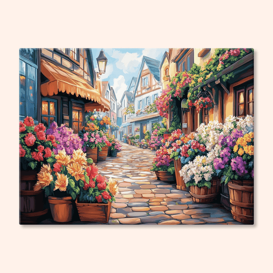 Paint by numbers - Flower Lane - MyArt