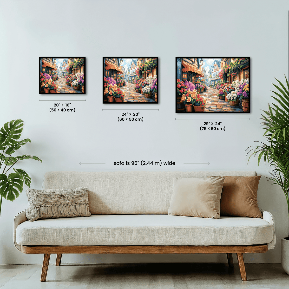 Paint by numbers - Flower Lane - MyArt