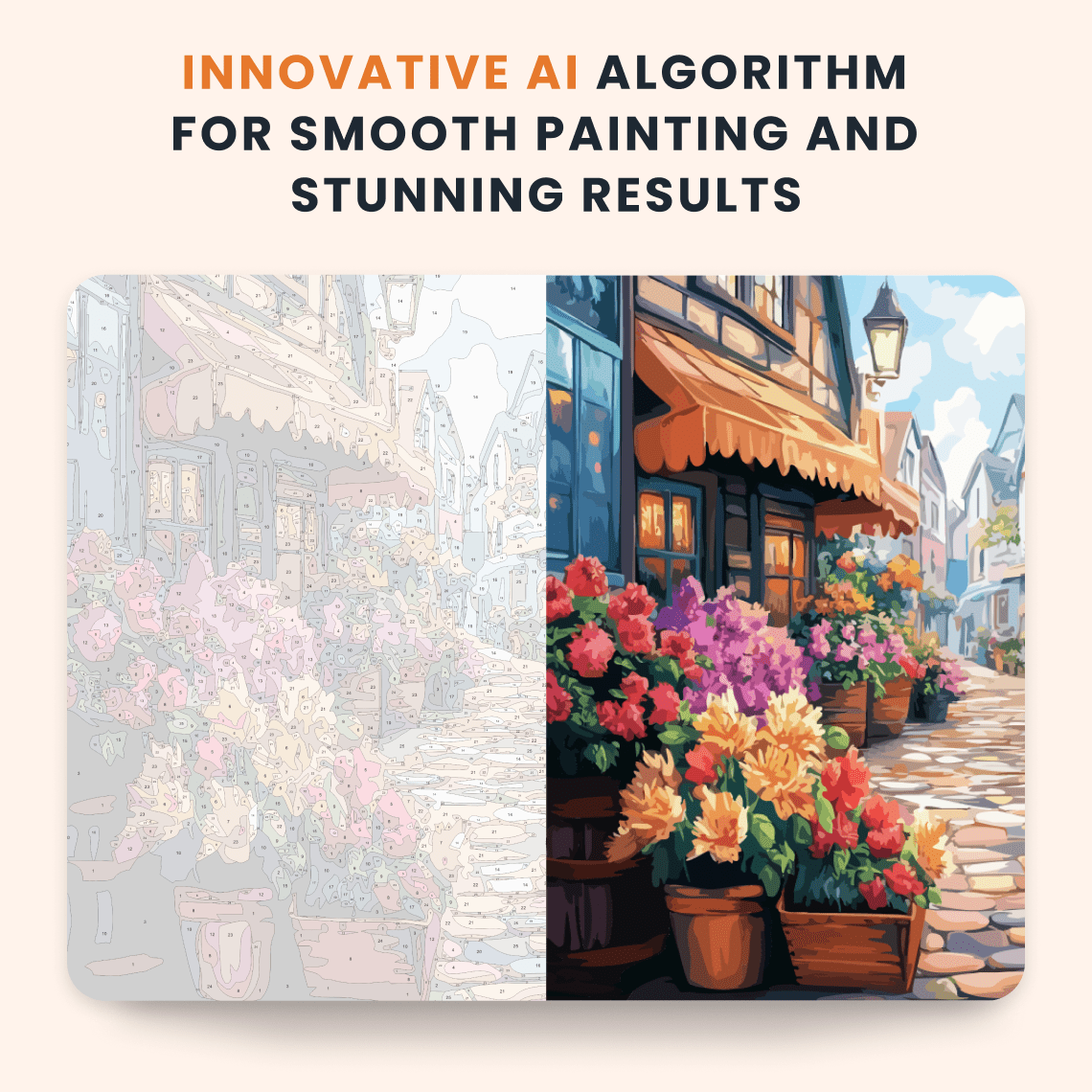 Paint by numbers - Flower Lane - MyArt