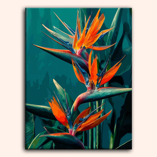 Paint by numbers - Flower Rhythm Line - MyArt