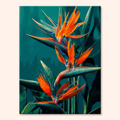 Paint by numbers - Flower Rhythm Line - MyArt