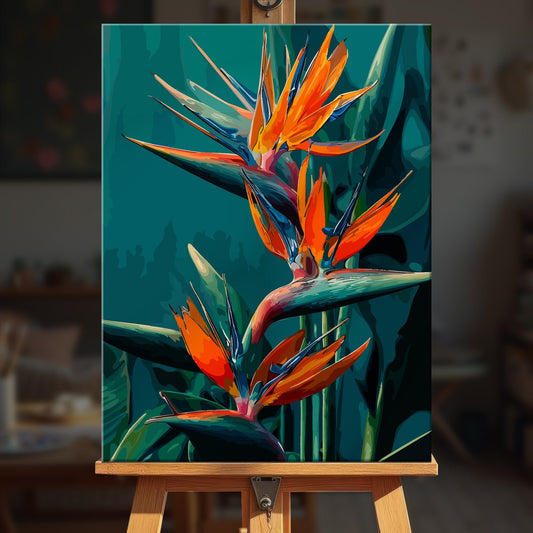 Paint by numbers - Flower Rhythm Line - MyArt