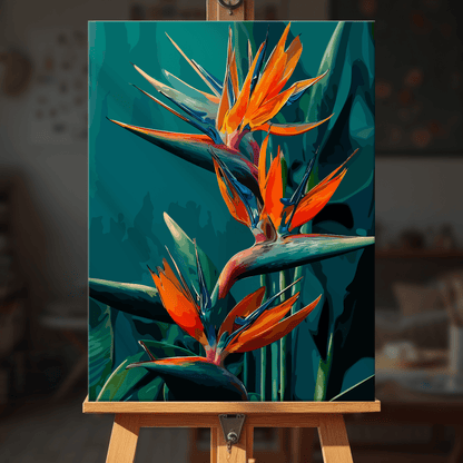 Paint by numbers - Flower Rhythm Line - MyArt