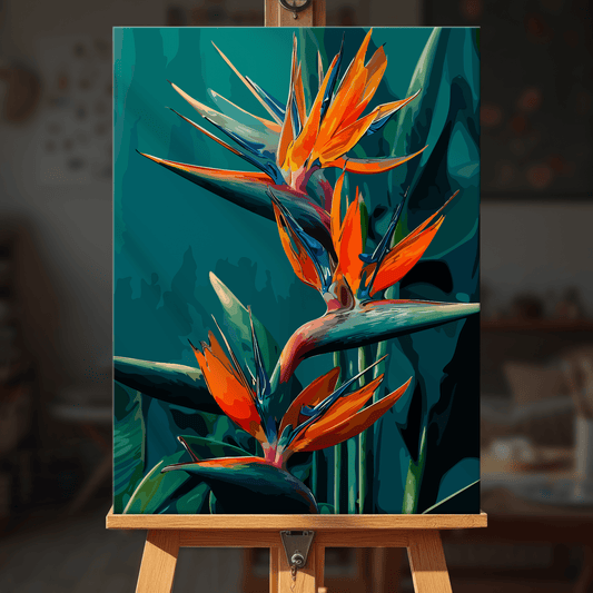 Paint by numbers - Flower Rhythm Line - MyArt