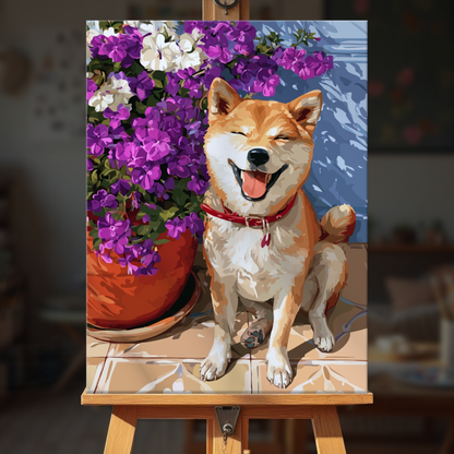 Flower Shiba