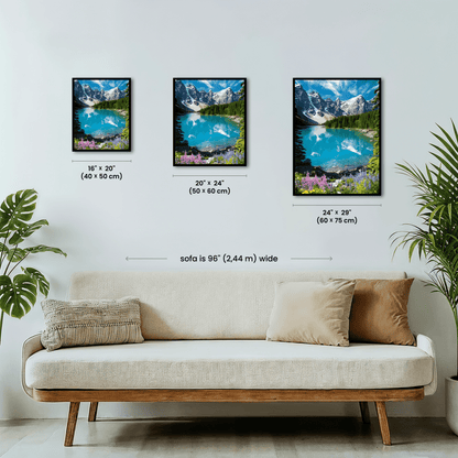 Paint by numbers - Flowered Lake - MyArt