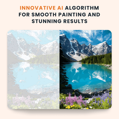 Paint by numbers - Flowered Lake - MyArt