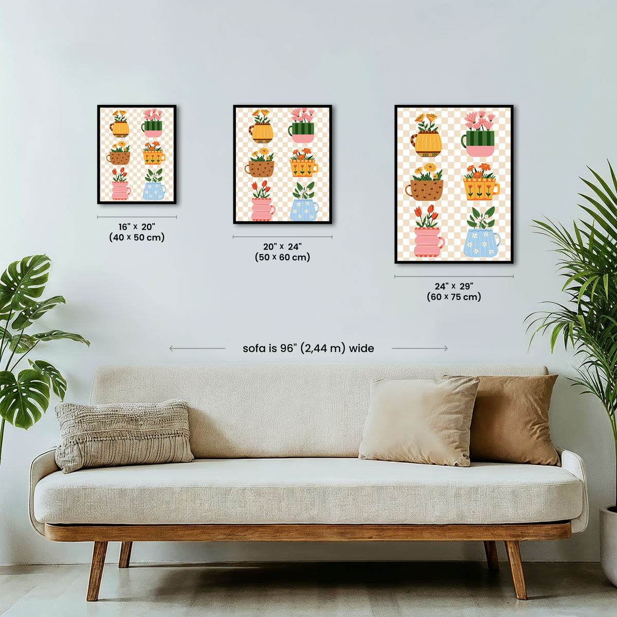 Flowery Cups