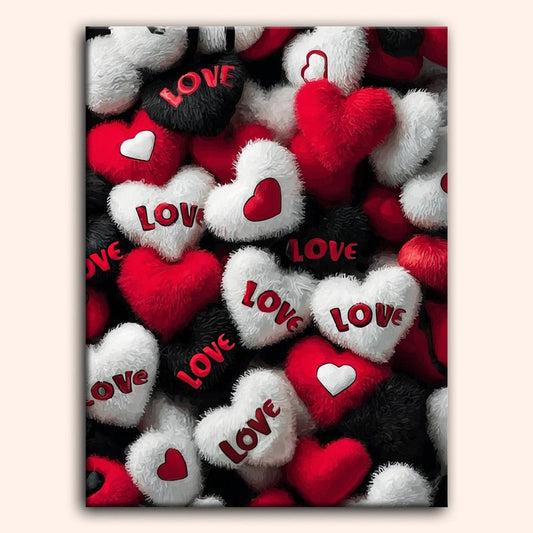 Paint by numbers - Fluffy Love - MyArt