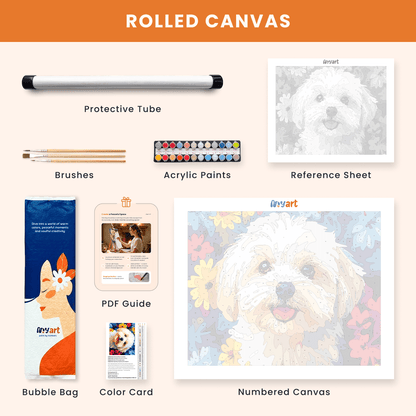 Paint by numbers - Fluffy Joy - MyArt