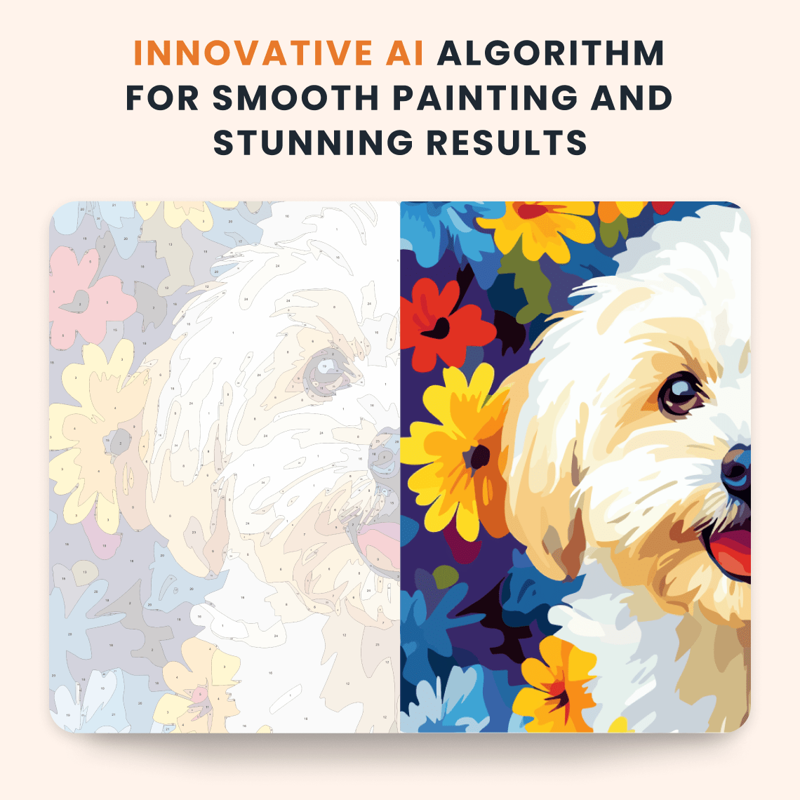 Paint by numbers - Fluffy Joy - MyArt