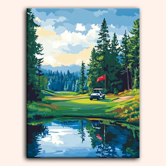 Paint by numbers - Forest Course - MyArt