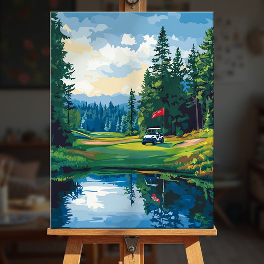 Paint by numbers - Forest Course - MyArt