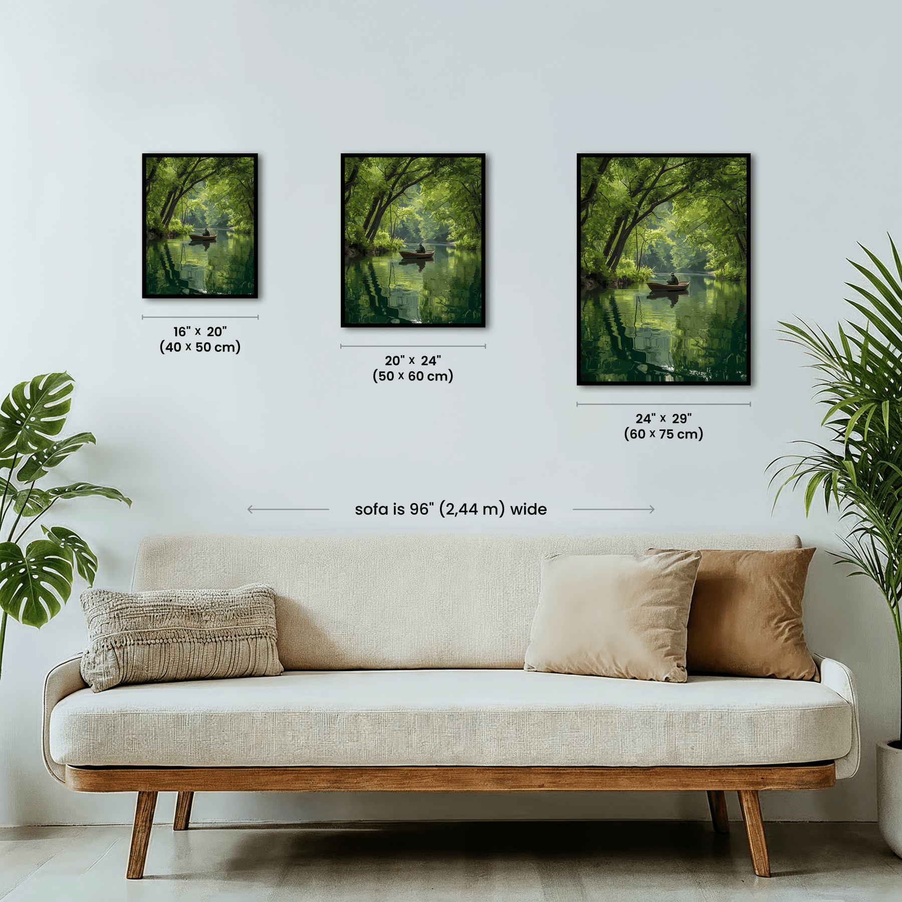 Paint by numbers - Forest Canoe - MyArt