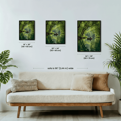 Paint by numbers - Forest Canoe - MyArt