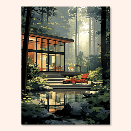 Paint by numbers - Forest Reflections - MyArt