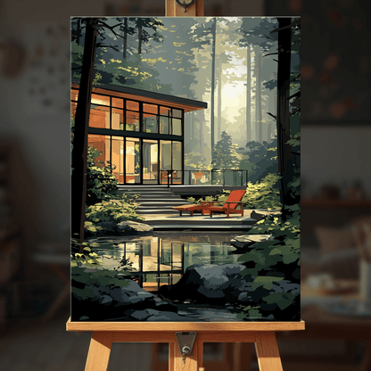 Paint by numbers - Forest Reflections - MyArt