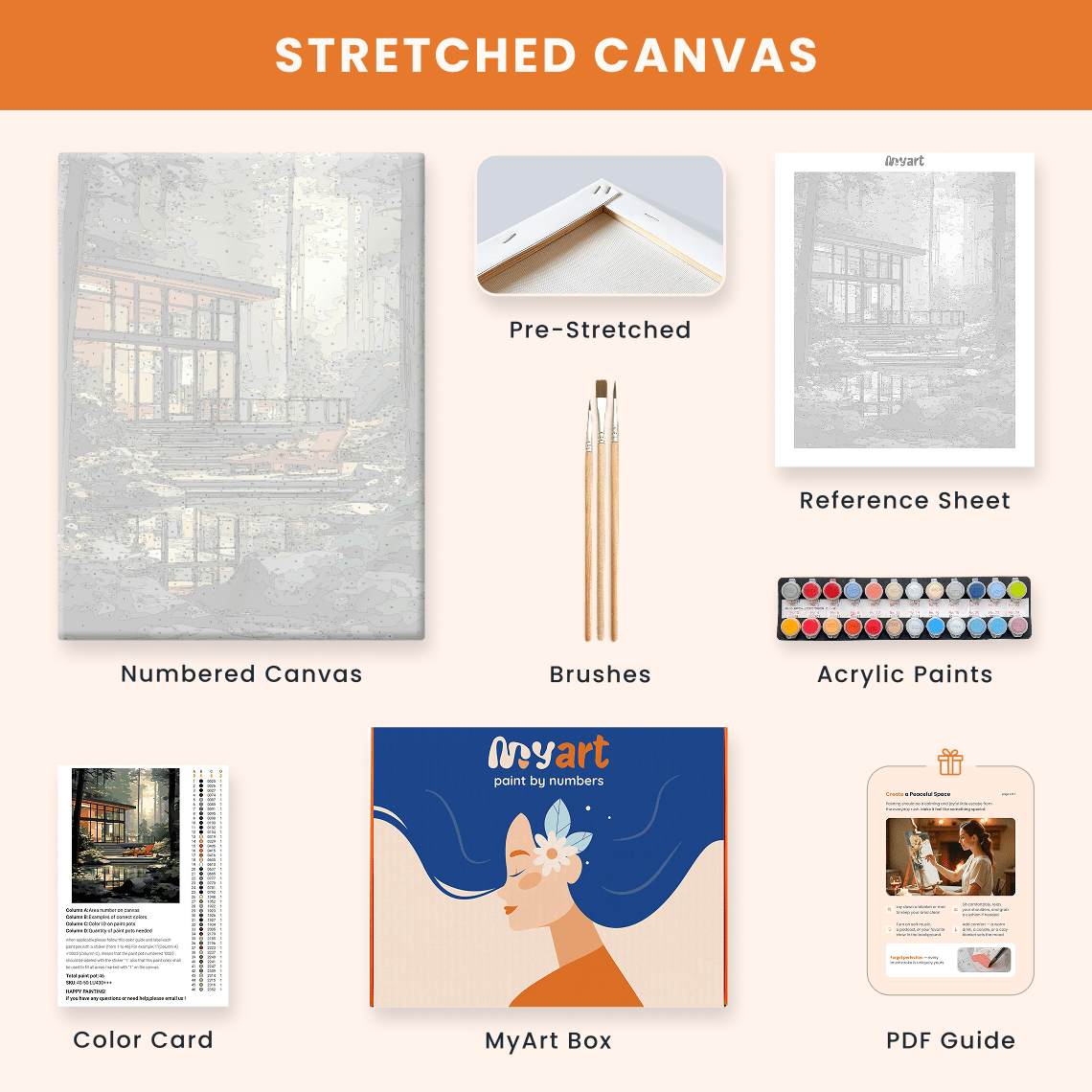 Paint by numbers - Forest Reflections - MyArt