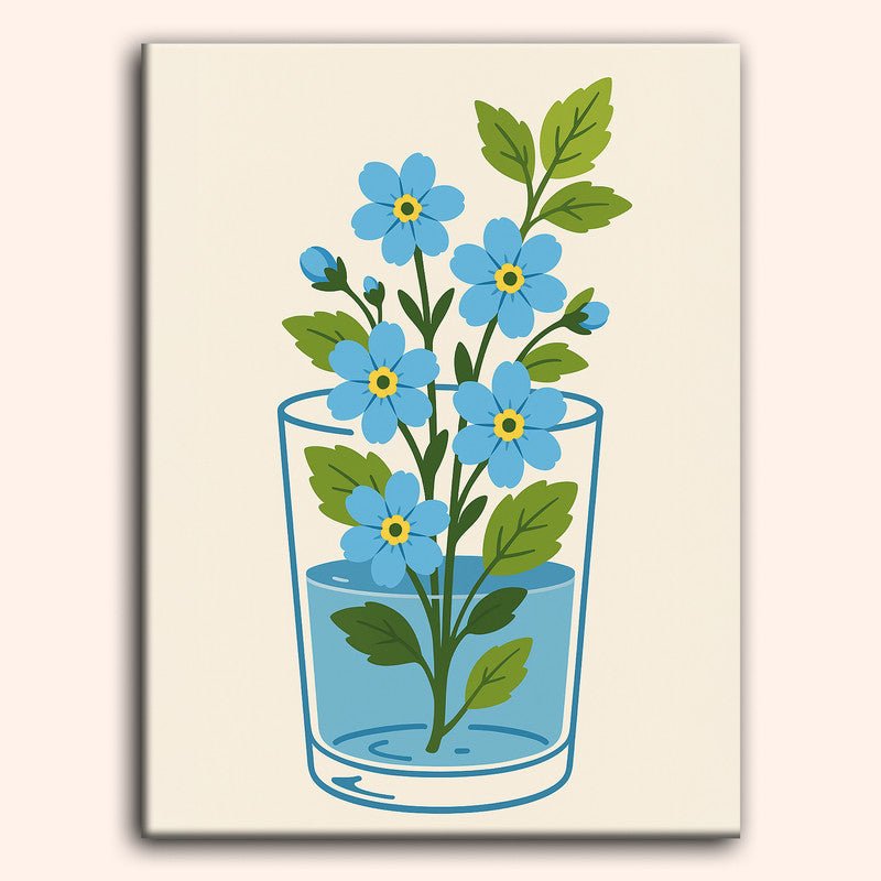 Paint by numbers - Forget Me Not - MyArt