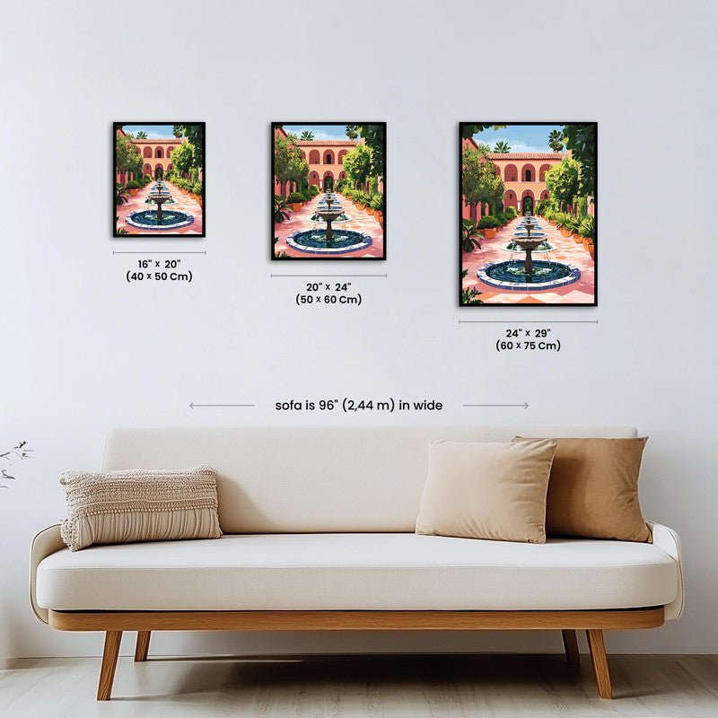 Paint by numbers - Fountain Path - MyArt