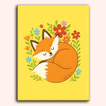 Paint by numbers - Fox Nap - MyArt
