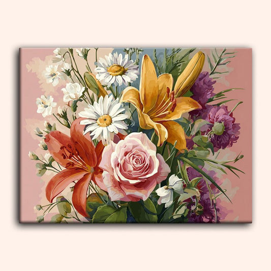 Paint by numbers - Free Floral Song - MyArt