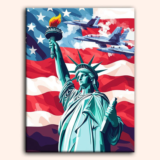 Paint by numbers - Freedom Flight - MyArt