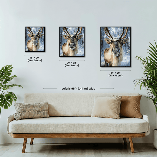 Paint by numbers - Frost Reindeer - MyArt