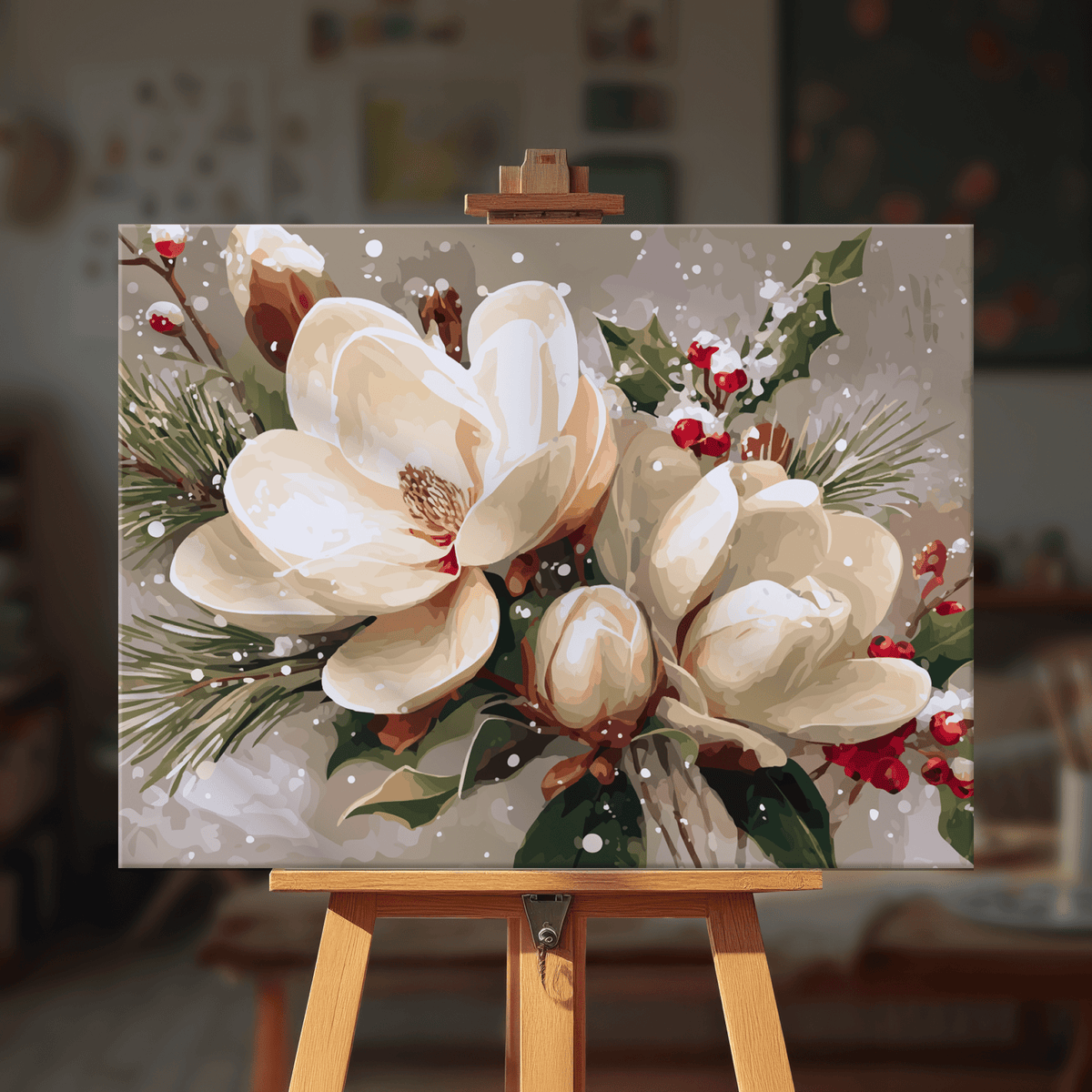 Paint by numbers - Frosted Magnolia - MyArt