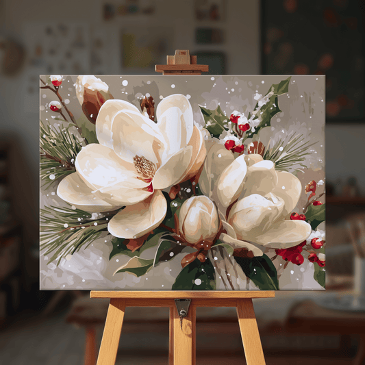 Paint by numbers - Frosted Magnolia - MyArt