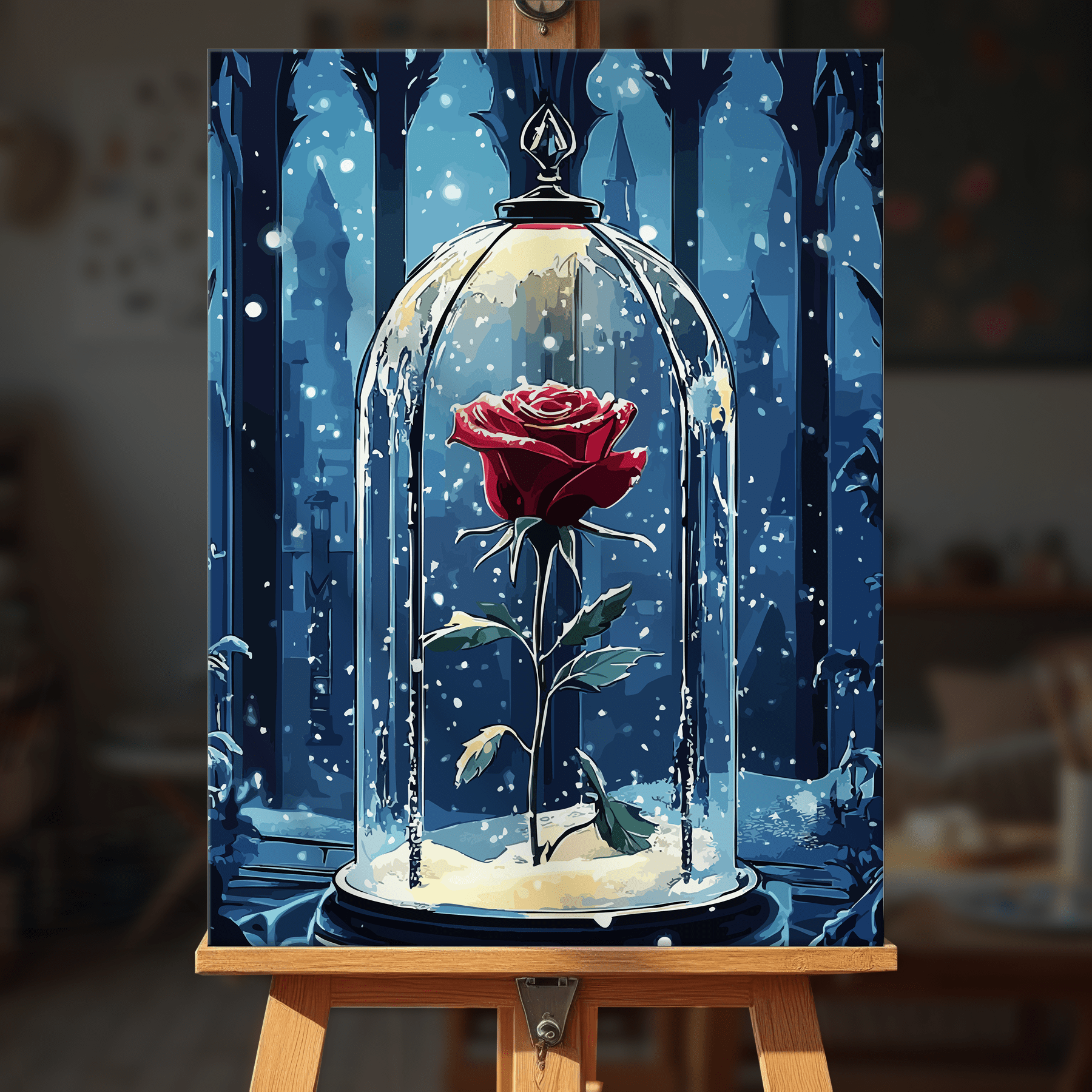 Paint by numbers - Frozen Elegance - MyArt