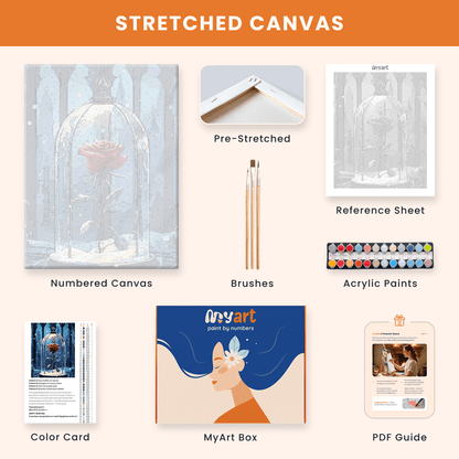 Paint by numbers - Frozen Elegance - MyArt