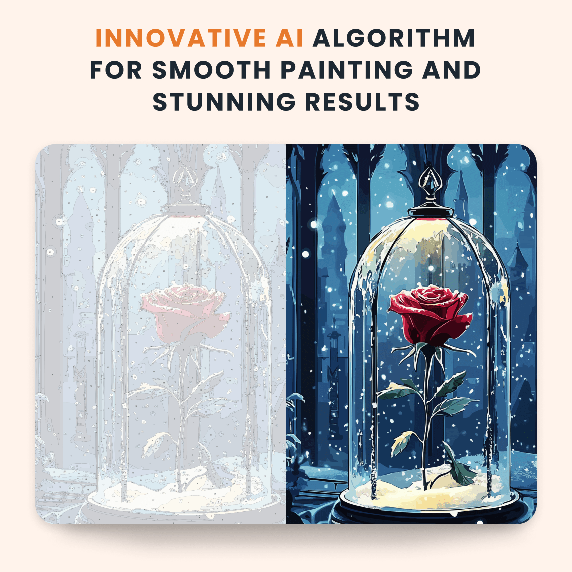 Paint by numbers - Frozen Elegance - MyArt