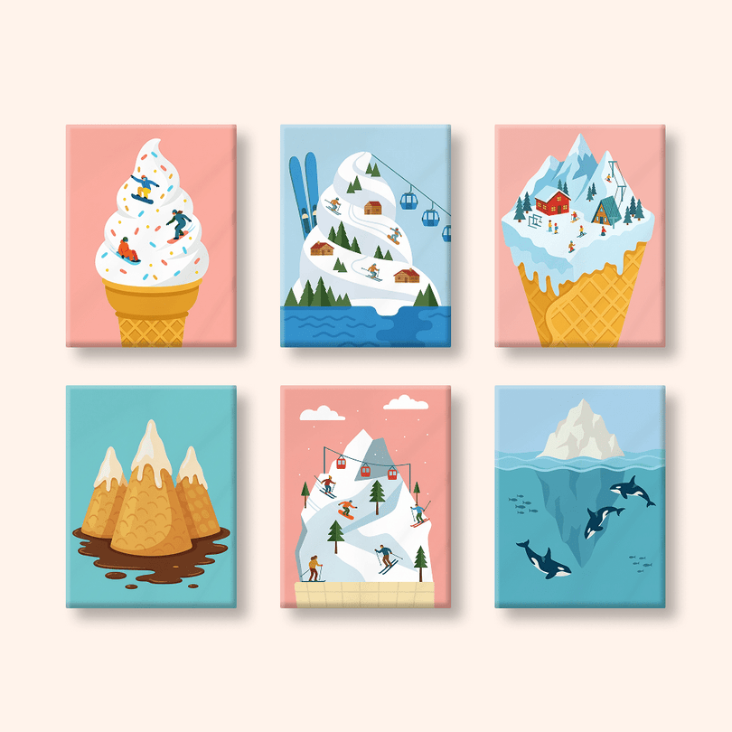 Paint by numbers - Frozen Treats - MyArt