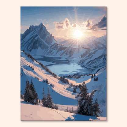 Paint by numbers - Frozen Valley - MyArt