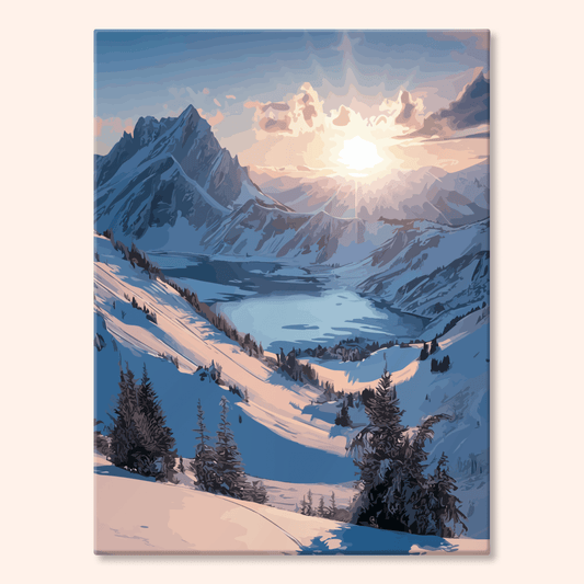 Paint by numbers - Frozen Valley - MyArt