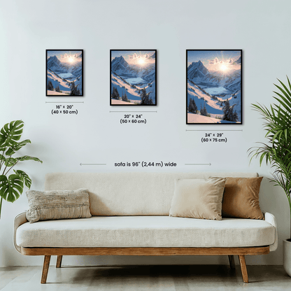 Paint by numbers - Frozen Valley - MyArt