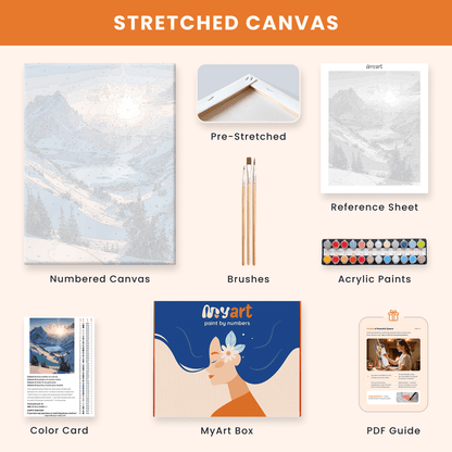 Paint by numbers - Frozen Valley - MyArt