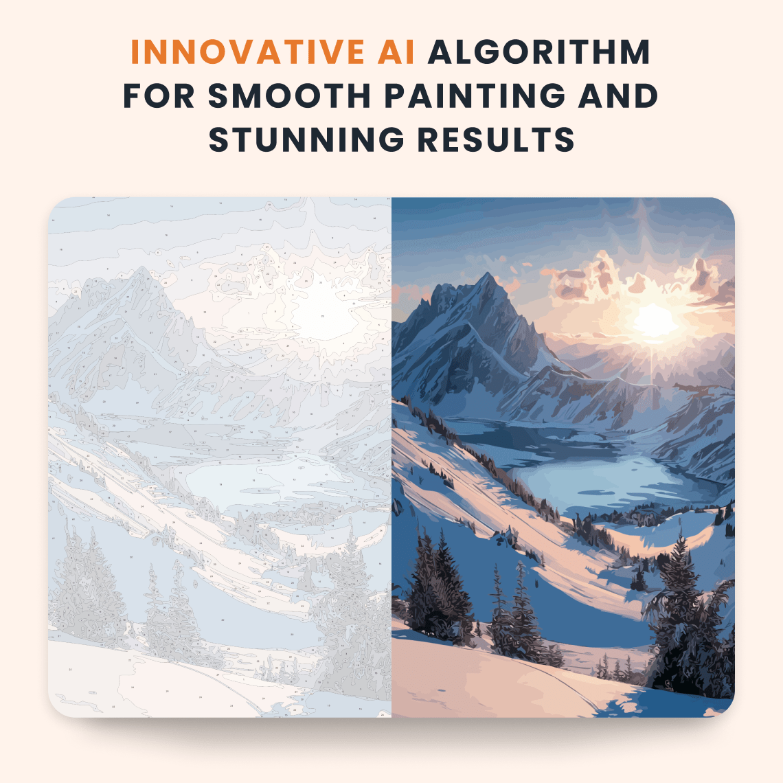 Paint by numbers - Frozen Valley - MyArt