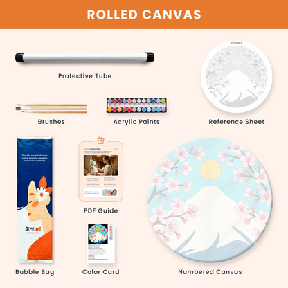 Paint by numbers - Fuji Bloom - MyArt