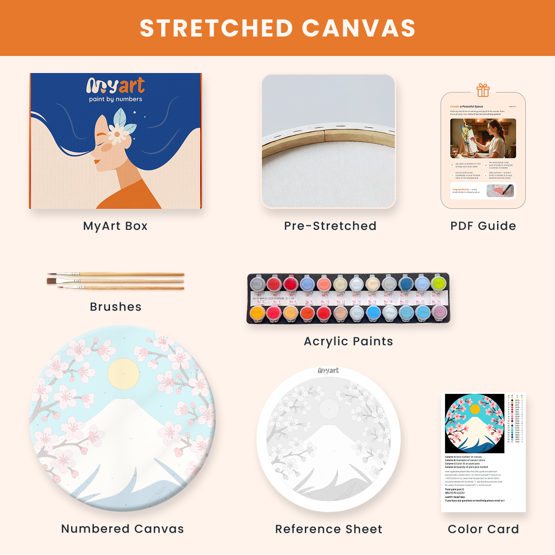 Paint by numbers - Fuji Bloom - MyArt