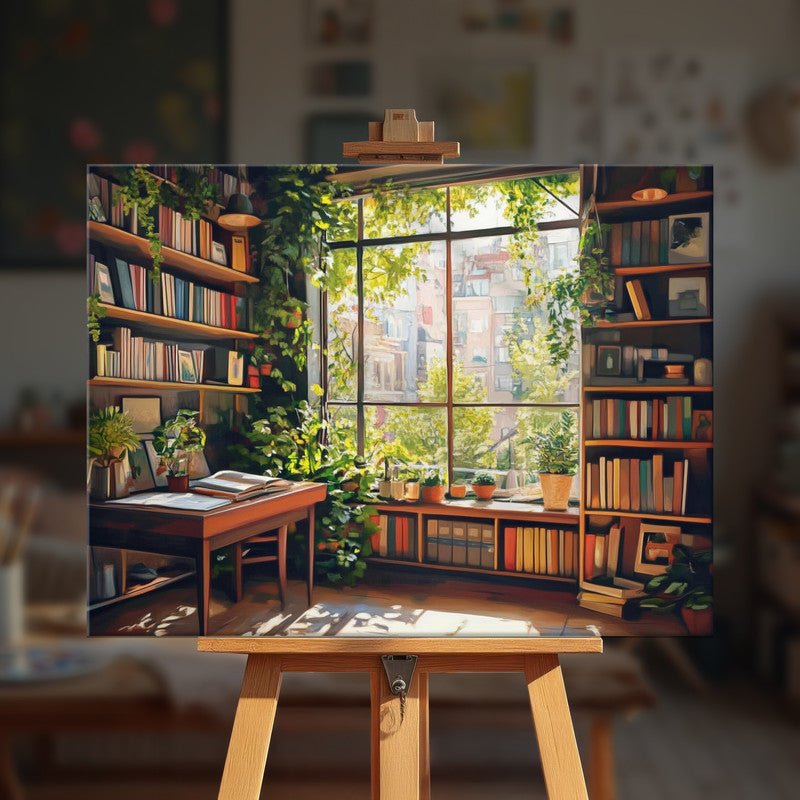 Paint by numbers - Garden Reads - MyArt